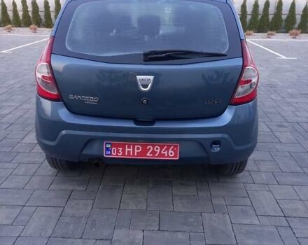 Синій Дачія Sandero, об'ємом двигуна 1.6 л та пробігом 151 тис. км за 4850 $, фото 7 на Automoto.ua