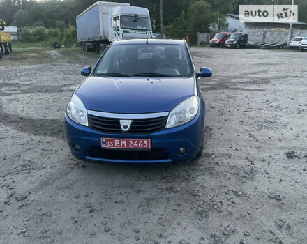 Синій Дачія Sandero, об'ємом двигуна 1.4 л та пробігом 122 тис. км за 4500 $, фото 1 на Automoto.ua