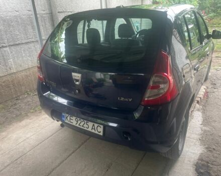 Синий Дачия Сандеро, объемом двигателя 1.1 л и пробегом 209 тыс. км за 3700 $, фото 4 на Automoto.ua