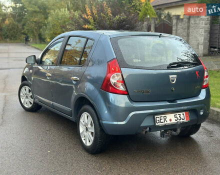 Синій Дачія Sandero, об'ємом двигуна 1.4 л та пробігом 179 тис. км за 4599 $, фото 7 на Automoto.ua