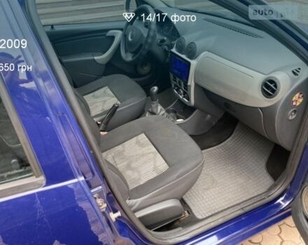 Синий Дачия Сандеро, объемом двигателя 1.2 л и пробегом 210 тыс. км за 4500 $, фото 12 на Automoto.ua