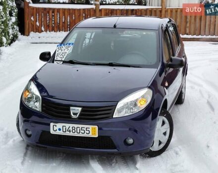Синий Дачия Сандеро, объемом двигателя 1.4 л и пробегом 90 тыс. км за 4499 $, фото 6 на Automoto.ua
