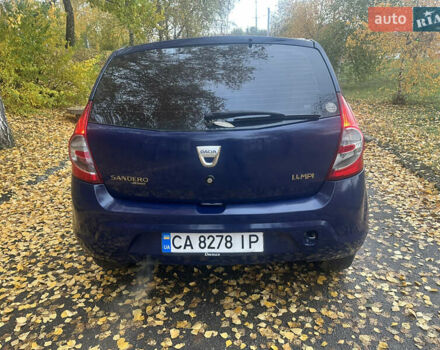 Дачия Сандеро 2009 в Полтаве на Automoto.ua Синий Дачия Сандеро, объемом двигателя 1.39 л и пробегом 234 тыс. км за 4500 $, фото 5 на Automoto.ua
