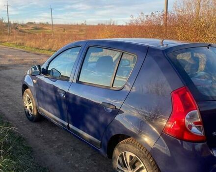 Дачия Сандеро 2009 в Ивано-Франковске на Automoto.ua Синий Дачия Сандеро, объемом двигателя 1.4 л и пробегом 356 тыс. км за 4100 $, фото 3 на Automoto.ua