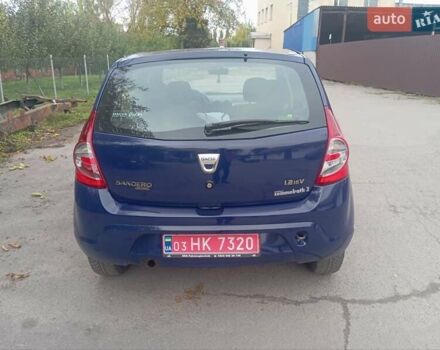 Синий Дачия Сандеро, объемом двигателя 1.2 л и пробегом 157 тыс. км за 4500 $, фото 11 на Automoto.ua