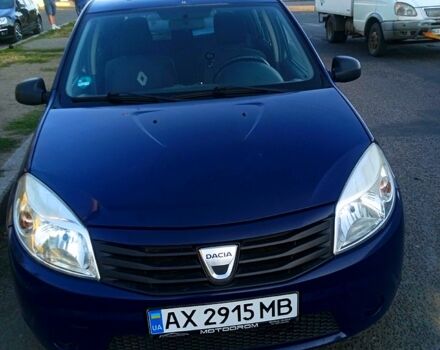 Синий Дачия Сандеро, объемом двигателя 1.1 л и пробегом 215 тыс. км за 3500 $, фото 3 на Automoto.ua