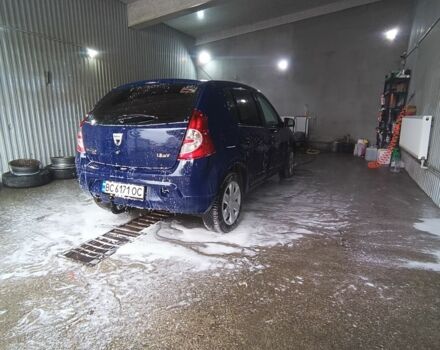 Синий Дачия Сандеро, объемом двигателя 1.1 л и пробегом 320 тыс. км за 3450 $, фото 4 на Automoto.ua