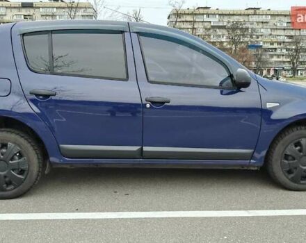 Синий Дачия Сандеро, объемом двигателя 1.1 л и пробегом 216 тыс. км за 3650 $, фото 4 на Automoto.ua