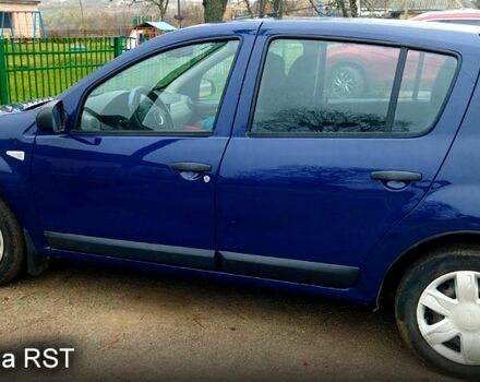 Синий Дачия Сандеро, объемом двигателя 1.4 л и пробегом 244 тыс. км за 5000 $, фото 3 на Automoto.ua