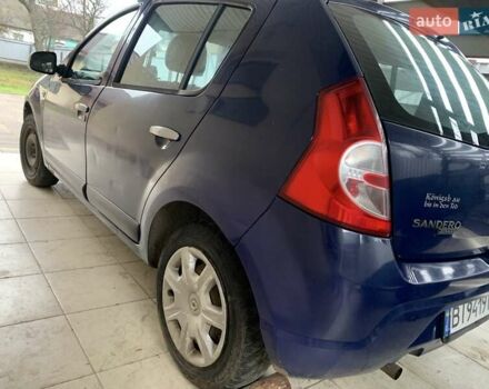 Синий Дачия Сандеро, объемом двигателя 1.4 л и пробегом 390 тыс. км за 3000 $, фото 2 на Automoto.ua