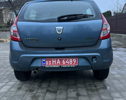 Синий Дачия Сандеро, объемом двигателя 1.6 л и пробегом 200 тыс. км за 5700 $, фото 6 на Automoto.ua