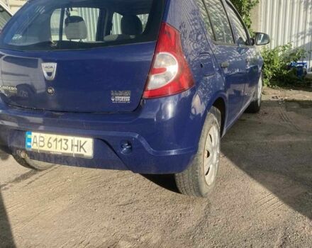 Синий Дачия Сандеро, объемом двигателя 1.4 л и пробегом 110 тыс. км за 3550 $, фото 4 на Automoto.ua