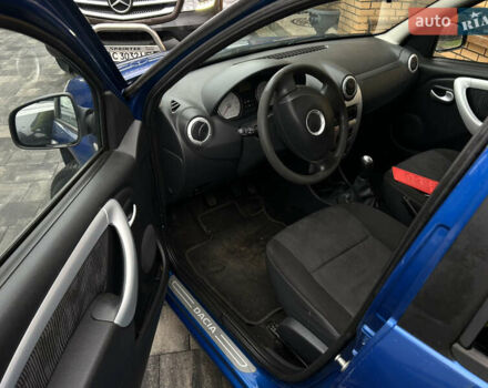 Синий Дачия Сандеро, объемом двигателя 1.6 л и пробегом 117 тыс. км за 4600 $, фото 16 на Automoto.ua