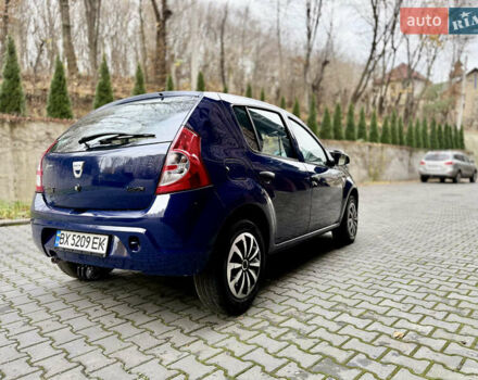 Синий Дачия Сандеро, объемом двигателя 1.4 л и пробегом 236 тыс. км за 3999 $, фото 3 на Automoto.ua