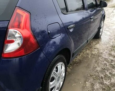 Синий Дачия Сандеро, объемом двигателя 1.4 л и пробегом 124 тыс. км за 4700 $, фото 2 на Automoto.ua