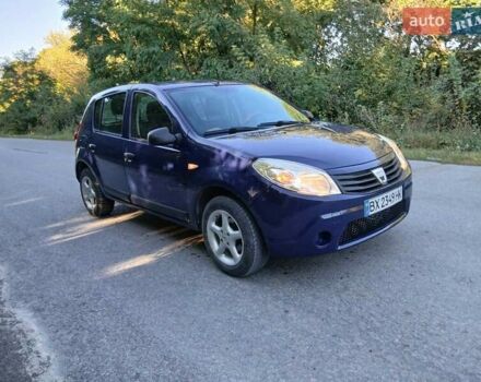 Синий Дачия Сандеро, объемом двигателя 1.5 л и пробегом 235 тыс. км за 3650 $, фото 8 на Automoto.ua