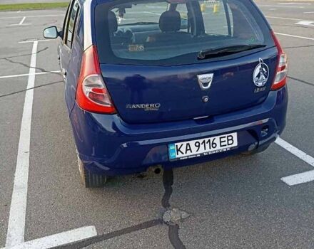 Синий Дачия Сандеро, объемом двигателя 1.15 л и пробегом 194 тыс. км за 3900 $, фото 3 на Automoto.ua