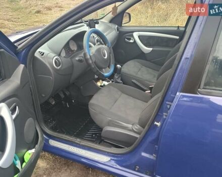 Синий Дачия Сандеро, объемом двигателя 1.39 л и пробегом 217 тыс. км за 5300 $, фото 11 на Automoto.ua