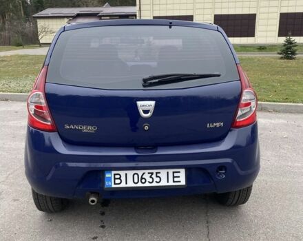 Синий Дачия Сандеро, объемом двигателя 1.4 л и пробегом 219 тыс. км за 4800 $, фото 2 на Automoto.ua