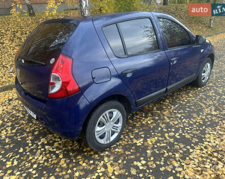 Дачия Сандеро 2009 в Полтаве на Automoto.ua Синий Дачия Сандеро, объемом двигателя 1.39 л и пробегом 234 тыс. км за 4500 $, фото 6 на Automoto.ua