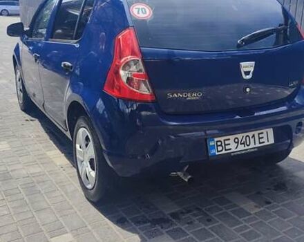 Синий Дачия Сандеро, объемом двигателя 1.4 л и пробегом 160 тыс. км за 4000 $, фото 4 на Automoto.ua