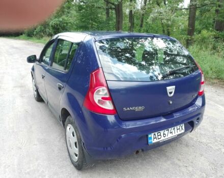 Синий Дачия Сандеро, объемом двигателя 1.4 л и пробегом 176 тыс. км за 4500 $, фото 5 на Automoto.ua