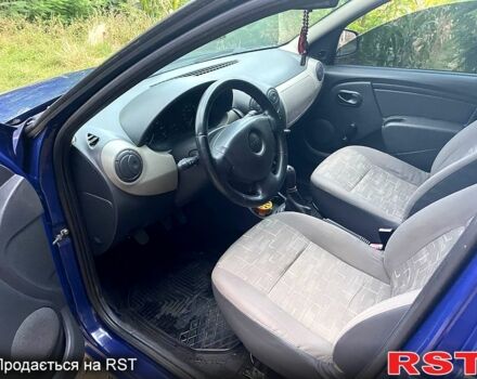 Синий Дачия Сандеро, объемом двигателя 1.4 л и пробегом 144 тыс. км за 4500 $, фото 5 на Automoto.ua