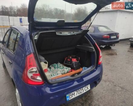 Синий Дачия Сандеро, объемом двигателя 1.39 л и пробегом 155 тыс. км за 4300 $, фото 4 на Automoto.ua