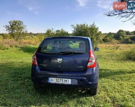 Синий Дачия Сандеро, объемом двигателя 1.4 л и пробегом 183 тыс. км за 4400 $, фото 9 на Automoto.ua