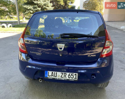 Синий Дачия Сандеро, объемом двигателя 1.4 л и пробегом 147 тыс. км за 4750 $, фото 5 на Automoto.ua
