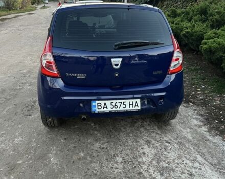 Дачія Sandero 2009 у Александрие на Automoto.ua Синій Дачія Sandero, об'ємом двигуна 1.4 л та пробігом 204 тис. км за 4600 $, фото 6 на Automoto.ua