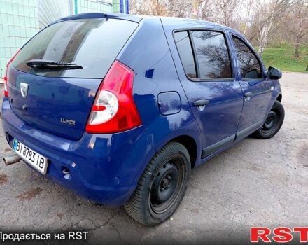 Синій Дачія Sandero, об'ємом двигуна 1.4 л та пробігом 185 тис. км за 4500 $, фото 4 на Automoto.ua