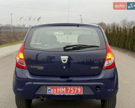 Синій Дачія Sandero, об'ємом двигуна 1.4 л та пробігом 106 тис. км за 4950 $, фото 13 на Automoto.ua