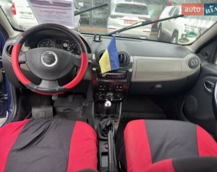 Синій Дачія Sandero, об'ємом двигуна 1.15 л та пробігом 155 тис. км за 3299 $, фото 9 на Automoto.ua