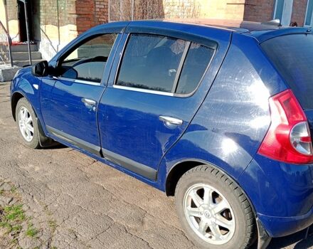 Дачия Сандеро 2009 в Кропивницком (Кировограде) на Automoto.ua Синий Дачия Сандеро, объемом двигателя 1.4 л и пробегом 154 тыс. км за 3820 $, фото 3 на Automoto.ua