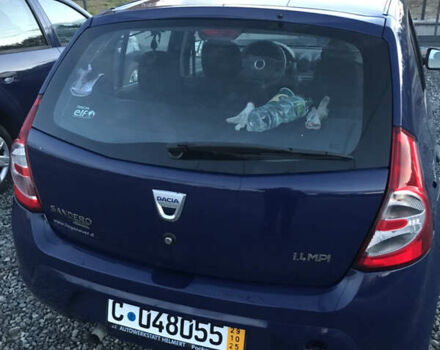 Дачия Сандеро 2009 в Львове на Automoto.ua Синий Дачия Сандеро, объемом двигателя 0 л и пробегом 90 тыс. км за 3900 $, фото 4 на Automoto.ua
