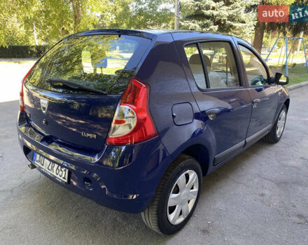 Синий Дачия Сандеро, объемом двигателя 1.4 л и пробегом 147 тыс. км за 4750 $, фото 6 на Automoto.ua