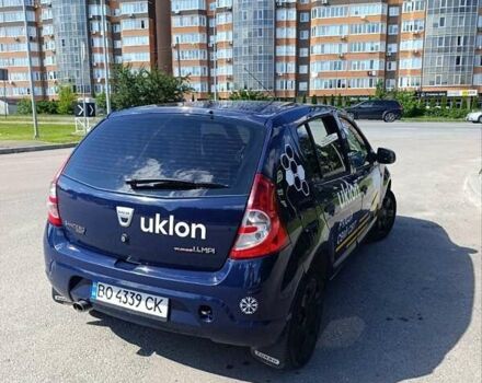 Синий Дачия Сандеро, объемом двигателя 1.4 л и пробегом 260 тыс. км за 4050 $, фото 6 на Automoto.ua