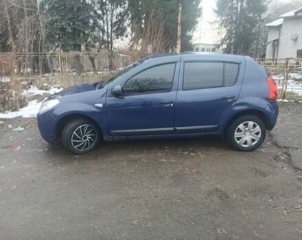 Синий Дачия Сандеро, объемом двигателя 1.2 л и пробегом 313 тыс. км за 3500 $, фото 1 на Automoto.ua