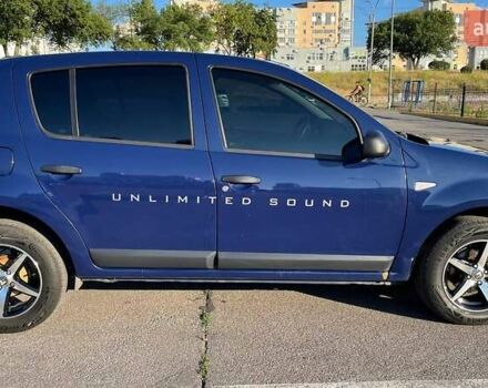 Синій Дачія Sandero, об'ємом двигуна 1.2 л та пробігом 146 тис. км за 4500 $, фото 3 на Automoto.ua