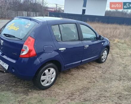 Синий Дачия Сандеро, объемом двигателя 1.39 л и пробегом 217 тыс. км за 5300 $, фото 3 на Automoto.ua