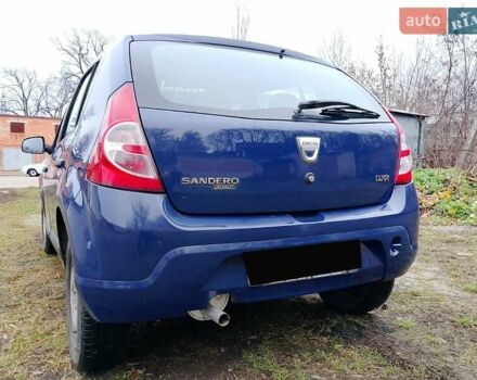 Синий Дачия Сандеро, объемом двигателя 1.4 л и пробегом 151 тыс. км за 4490 $, фото 7 на Automoto.ua