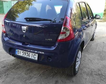 Синий Дачия Сандеро, объемом двигателя 1.4 л и пробегом 135 тыс. км за 4250 $, фото 4 на Automoto.ua