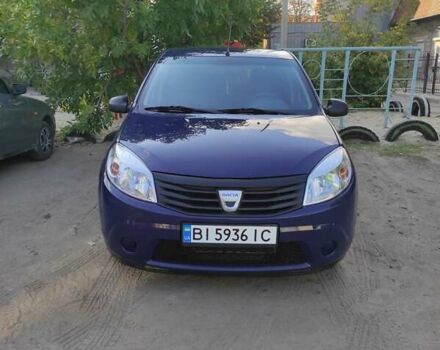 Синий Дачия Сандеро, объемом двигателя 1.4 л и пробегом 135 тыс. км за 4250 $, фото 2 на Automoto.ua