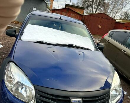 Синий Дачия Сандеро, объемом двигателя 1.4 л и пробегом 190 тыс. км за 3000 $, фото 5 на Automoto.ua