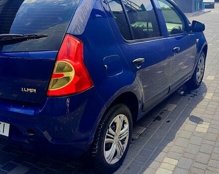 Синий Дачия Сандеро, объемом двигателя 1.4 л и пробегом 160 тыс. км за 4000 $, фото 2 на Automoto.ua