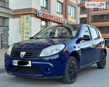 Синій Дачія Sandero, об'ємом двигуна 1.4 л та пробігом 123 тис. км за 3900 $, фото 4 на Automoto.ua