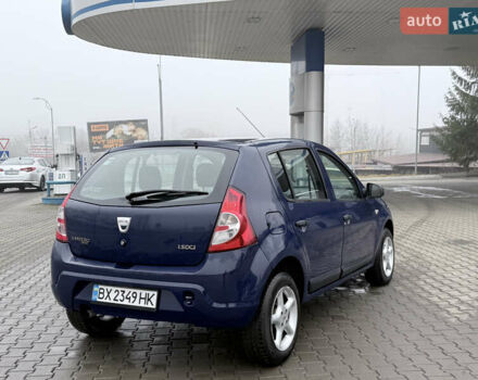 Синий Дачия Сандеро, объемом двигателя 1.5 л и пробегом 235 тыс. км за 4400 $, фото 8 на Automoto.ua