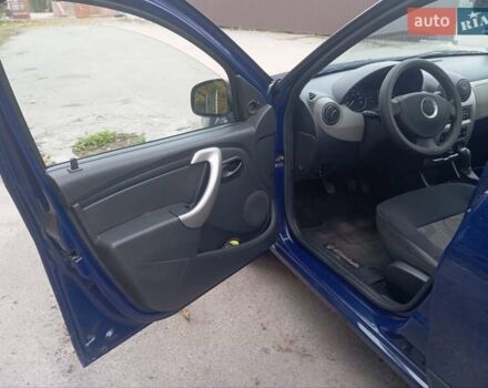 Синий Дачия Сандеро, объемом двигателя 1.2 л и пробегом 157 тыс. км за 4500 $, фото 13 на Automoto.ua