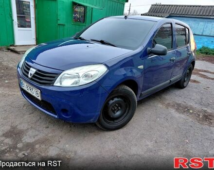 Синий Дачия Сандеро, объемом двигателя 1.4 л и пробегом 185 тыс. км за 4500 $, фото 3 на Automoto.ua